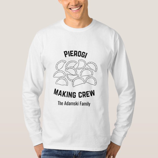 Camiseta Personalizada para Hacer Pierogi (Anverso)