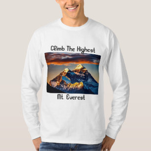 Camiseta personalizada para hombre de Mt. Everest
