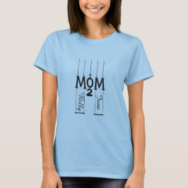 Camiseta personalizada para la madre de dos
