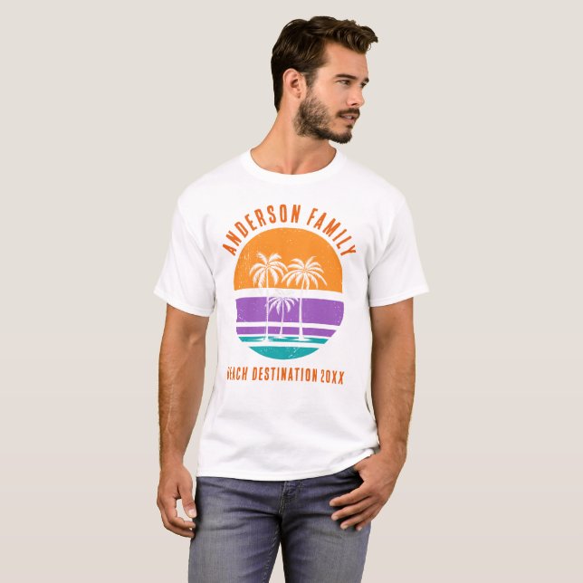 Camiseta personalizada para la reunión familiar (Anverso completo)