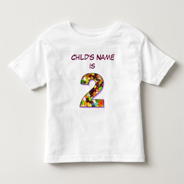 Camiseta personalizada para los dos años (Anverso)