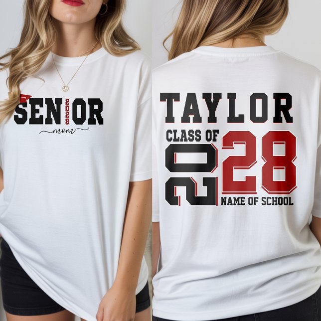 Camiseta personalizada para mamá de graduado de la (Subido por el creador)