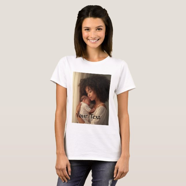 Camiseta personalizada para mamá y bebé (Anverso completo)