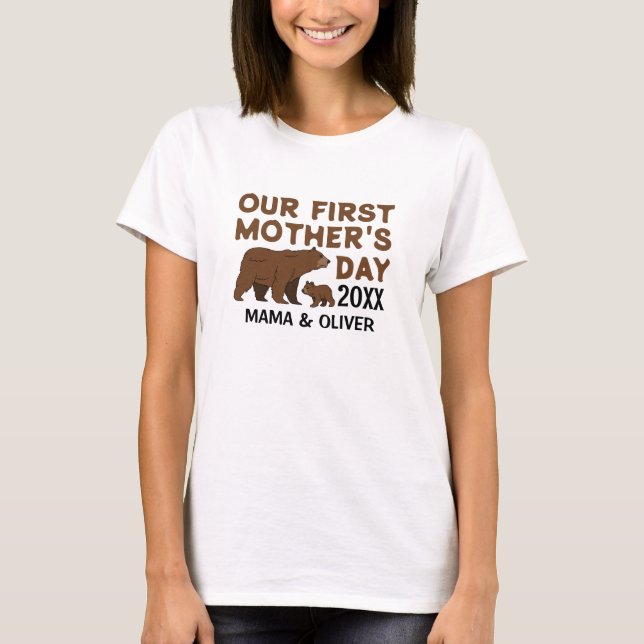 Camiseta personalizada para mamá y niño (Anverso)