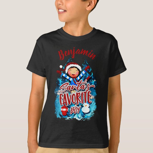 Camiseta personalizada para Navidades de niños (Anverso)