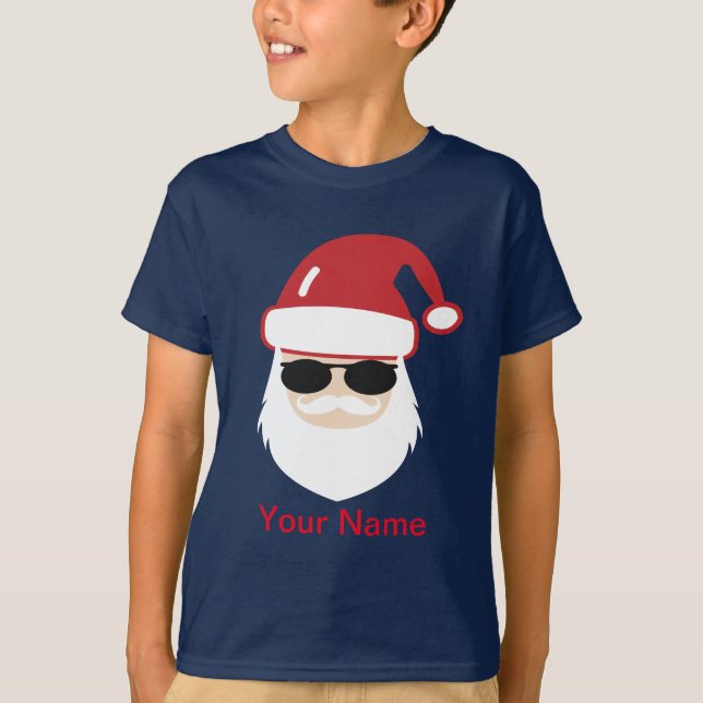 Camiseta personalizada para Navidades Santa (Anverso)