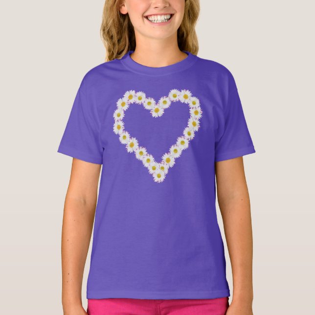 Camiseta personalizada para niñas: Cadena de marga (Anverso)