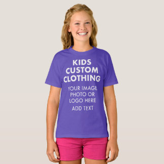 Camiseta personalizada para NIÑAS - MORADA