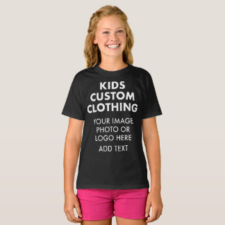 Camiseta personalizada para NIÑAS - NEGRA