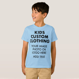 Camiseta personalizada para NIÑO - AZUL CLARO