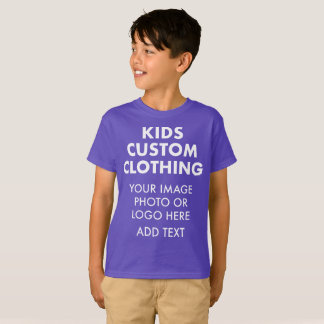 Camiseta personalizada para NIÑO - MORADA