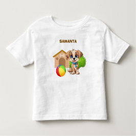 Camiseta Personalizada para Niño Pequeño con Cacho