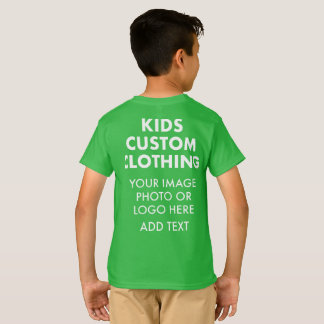 Camiseta personalizada para NIÑO - VERDE TRÉBOL