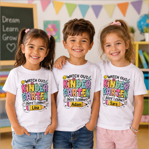 Camiseta personalizada para niños con nombre