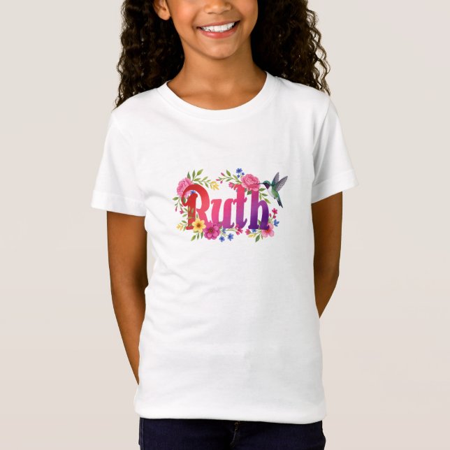Camiseta personalizada para niños de Ruth (Anverso)