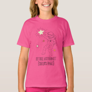 Camiseta personalizada para niños 'Futuro Astronau