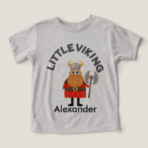 Camiseta personalizada para niños pequeños vikingo