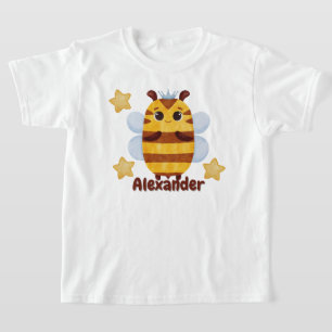 Camiseta personalizada para niños Prince Bee, nomb