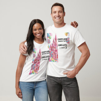 Camiseta personalizada para padres en cumpleaños d