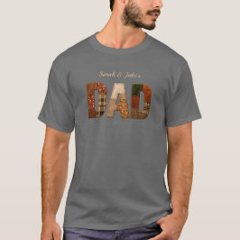Camiseta personalizada para papá con nombres de lo