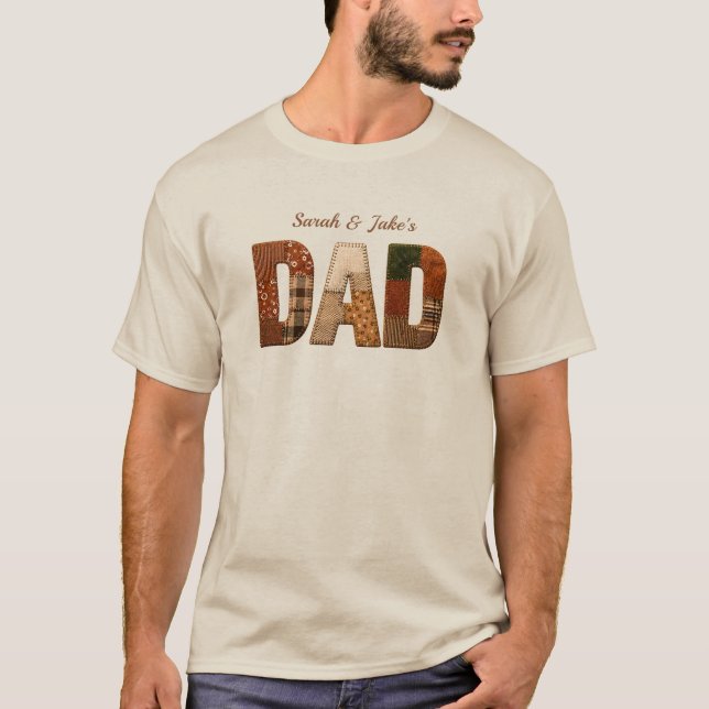Camiseta personalizada para papá - Regalo para niñ (Anverso)