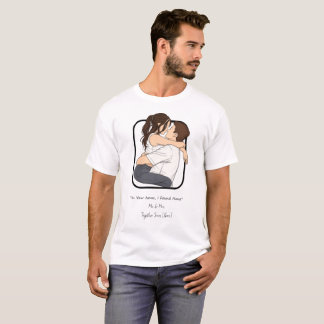 Camiseta personalizada para parejas románticas | E