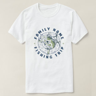 Camiseta Personalizada para Paseo de Pesca Familia