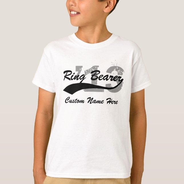 Camiseta personalizada para portadores de anillo (Anverso)