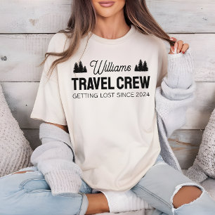 Camiseta personalizada para viajes en familia para