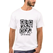 Camiseta personalizada personalizado de código QR