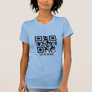 Camiseta personalizada personalizado de código QR