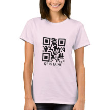 Camiseta personalizada personalizado de código QR