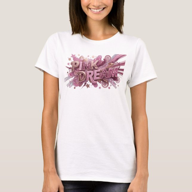 Camiseta personalizada Pink PINK DREAM (Anverso)