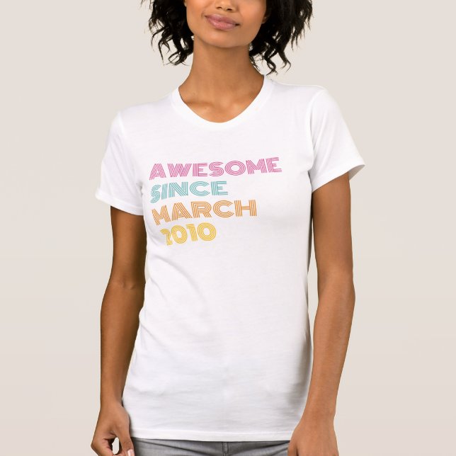Camiseta Personalizada Regalo Cumpleaños 16 (Anverso)