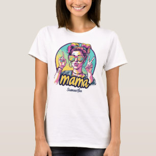 Camiseta personalizada Retro Mama Pop Art (19)