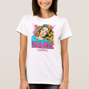Camiseta personalizada Retro Mama Pop Art (20)