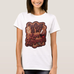 Camiseta personalizada ROJO JUGUETÓN EL VINO ES MI