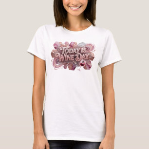 Camiseta personalizada Sharp Pink HOY ES DÍA DEL V