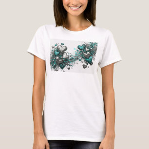 Camiseta personalizada Sharp Teal ETERNAL LOVE