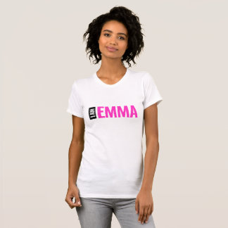 Camiseta personalizada "Soy Emma" o Su nombre