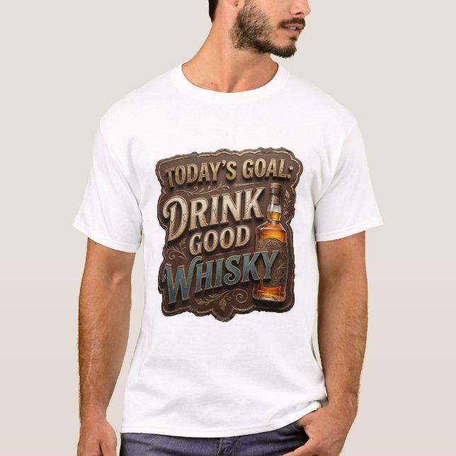 Camiseta personalizada Statement Gold BEBE WHISKY  (Anverso)