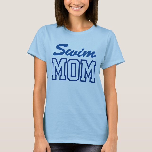 Camiseta personalizada Swim Mom (Anverso)