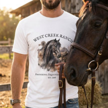 Camiseta Personalizada Western Equino Rancho de Ca