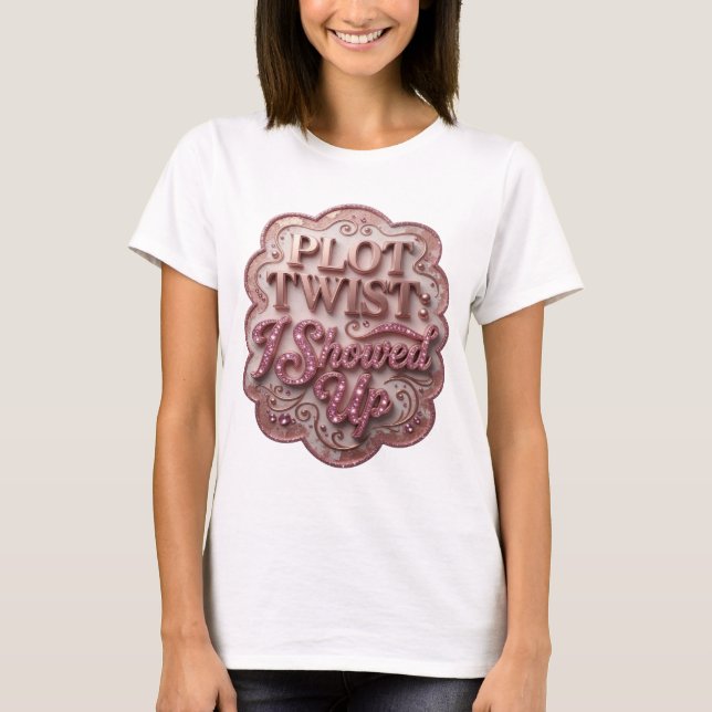 Camiseta personalizada WITTY PINK GIRO INESPERADO  (Anverso)