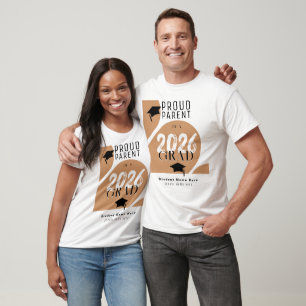 Camiseta Personalizado 2026 Moderno Arco Padres Orgullosos