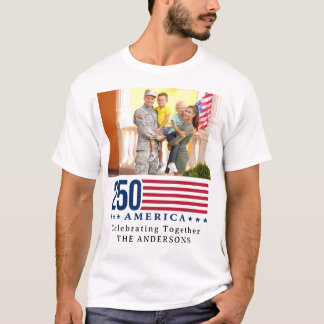 Camiseta Personalizado 250 América Reunión Familiar Patriót