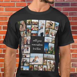 Camiseta Personalizado 32 Collage de fotos