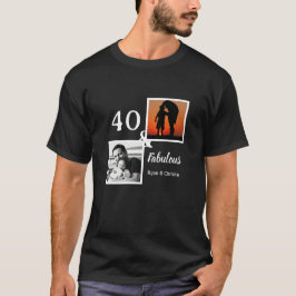 Camiseta Personalizado 40 y fabuloso regalo de los hombres