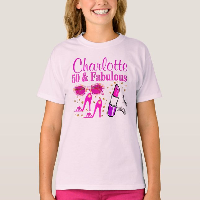 CAMISETA PERSONALIZADO 50 CUMPLEAÑOS DIVA T SHIRT (Anverso)