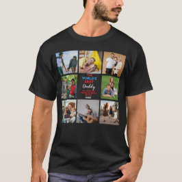 Camiseta Personalizado 8 Fotografiar al mejor papá del mund